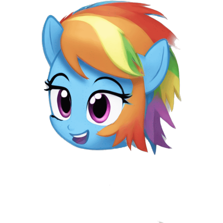 Rainbow dash emoji