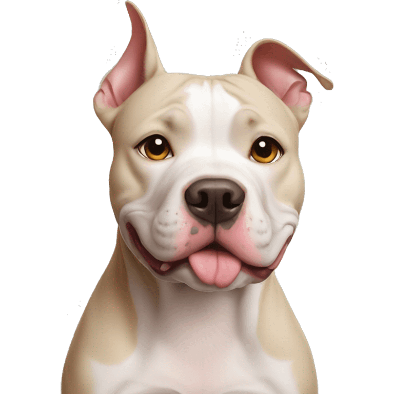 pitbull kissy face emoji