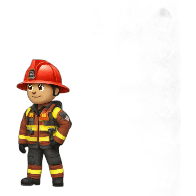 Bombero forestal emoji