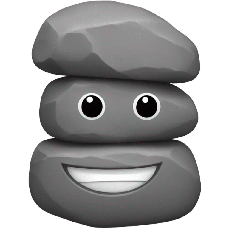 Rock-a-Stack toy emoji