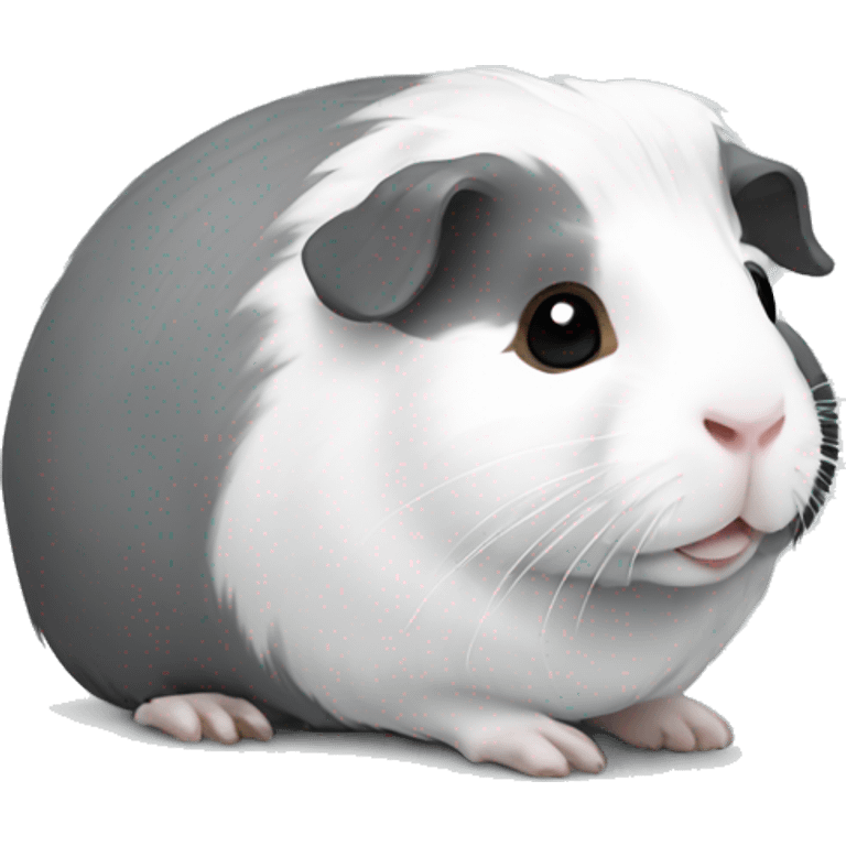 Guineapig white and grey emoji