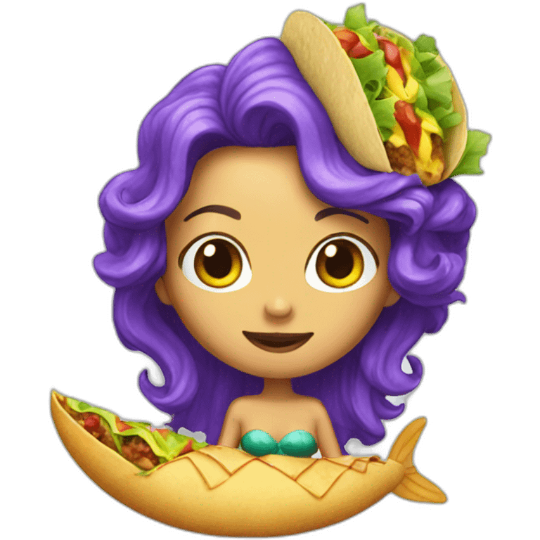 taco mermaid emoji