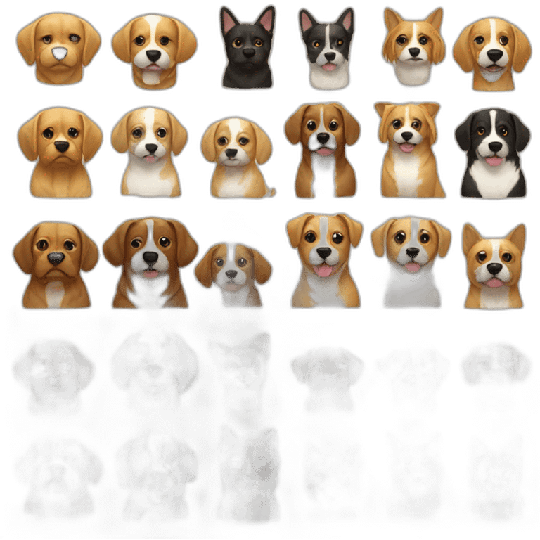 Chat et chien ensemble emoji