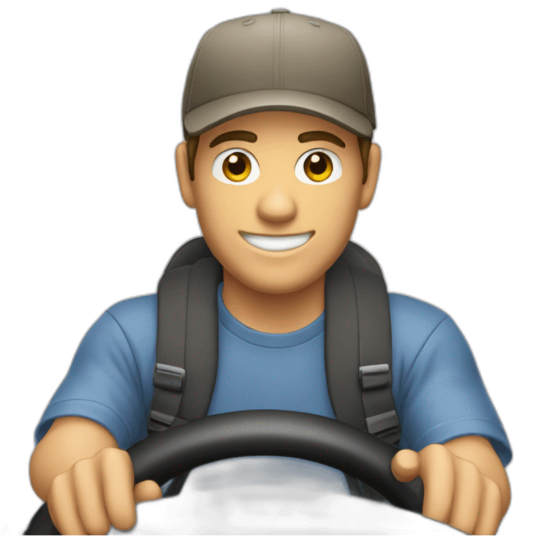 guy driving a toyota hilux emoji