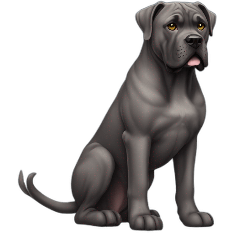 Dog Cane Corso full body emoji