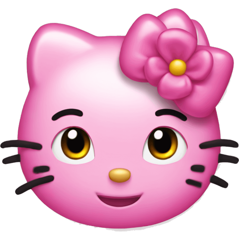 Pink hello kitty  emoji