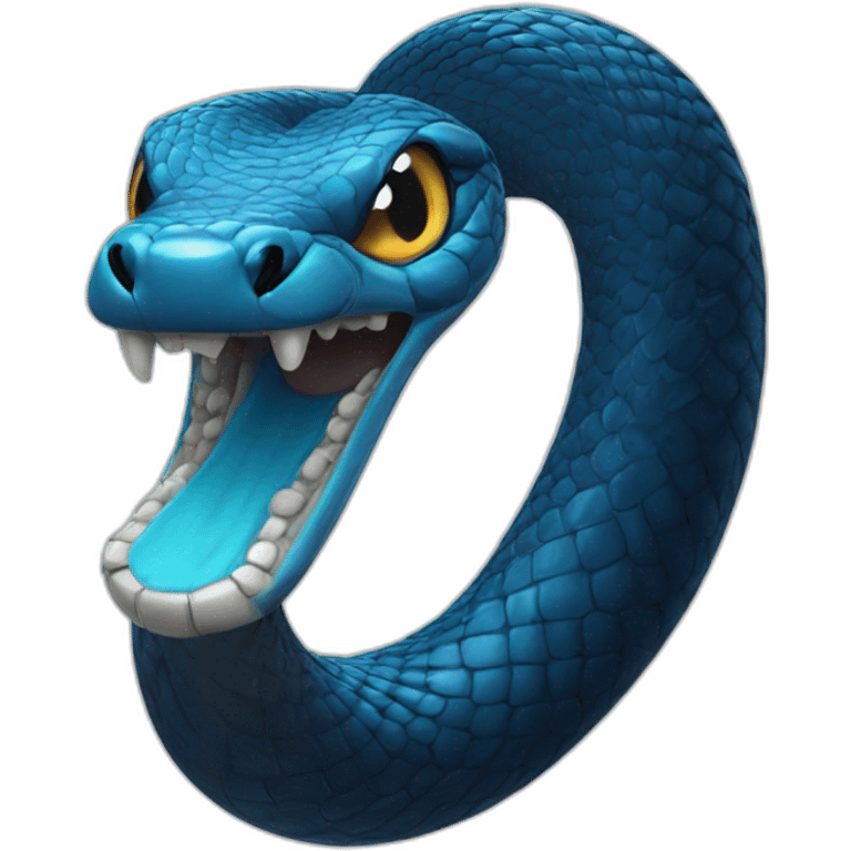 Blue King Cobra emoji