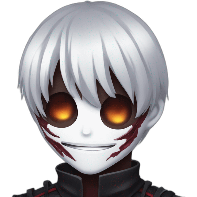 ken kaneki ghoul form emoji