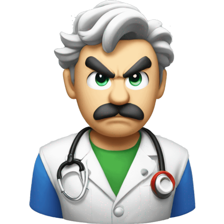 Angry Dr Mario  emoji