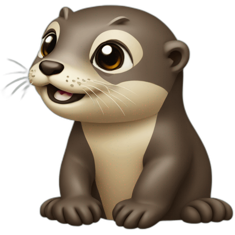 Loutre chokbar  emoji