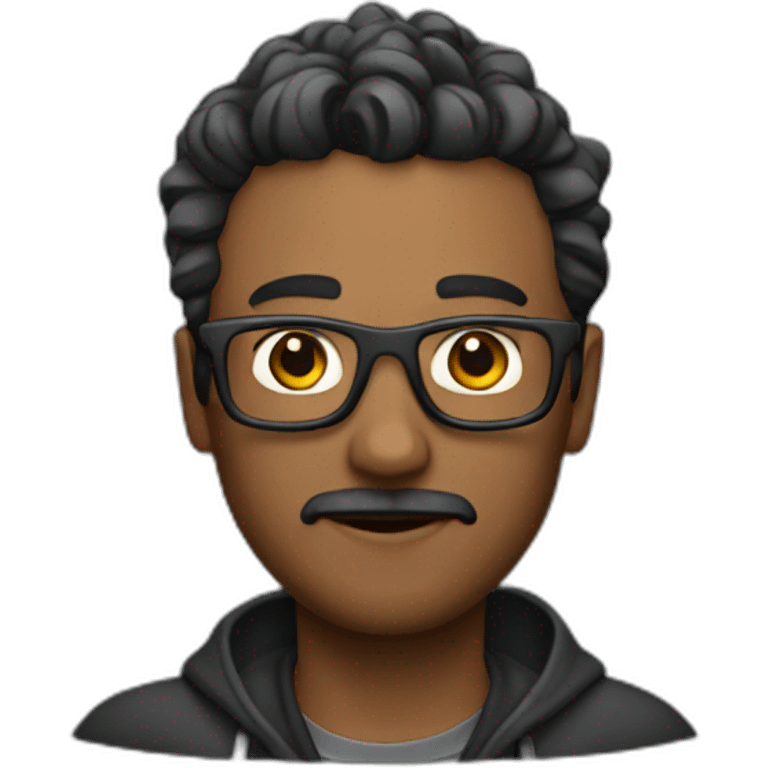 A guy who is an editor and cool emoji