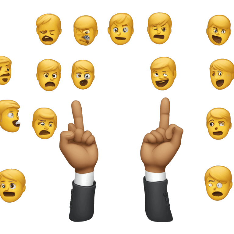 Knocking emoji