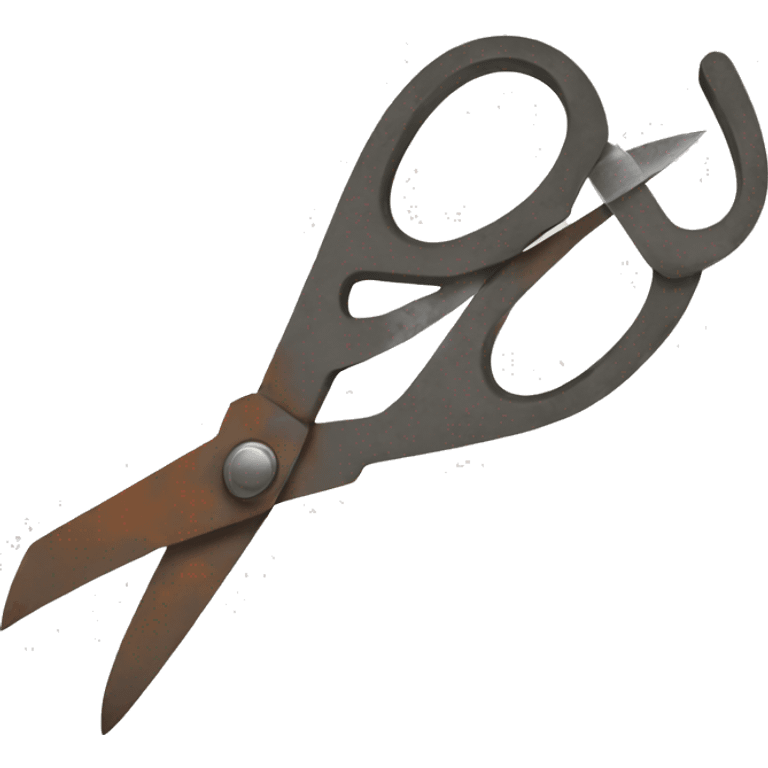 rusty scissors emoji