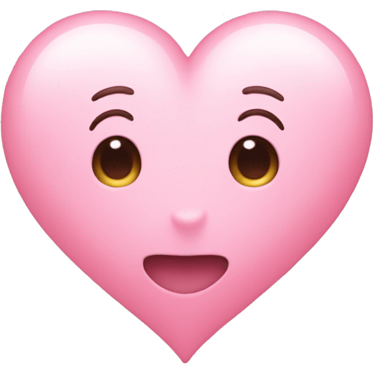 Light pink heart  emoji