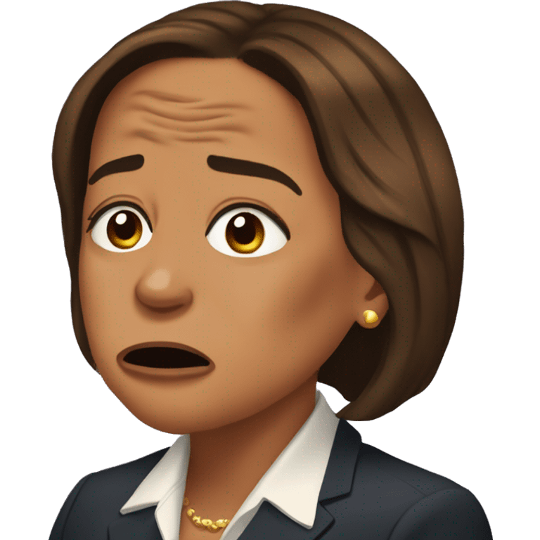 Kamala Harris crying emoji