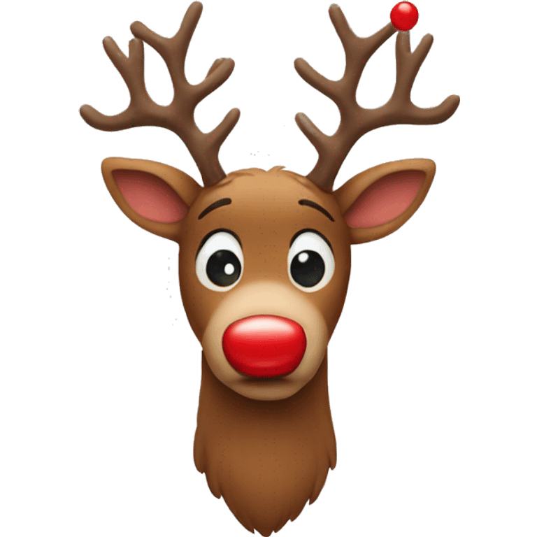 Red Nosed Reindeer emoji