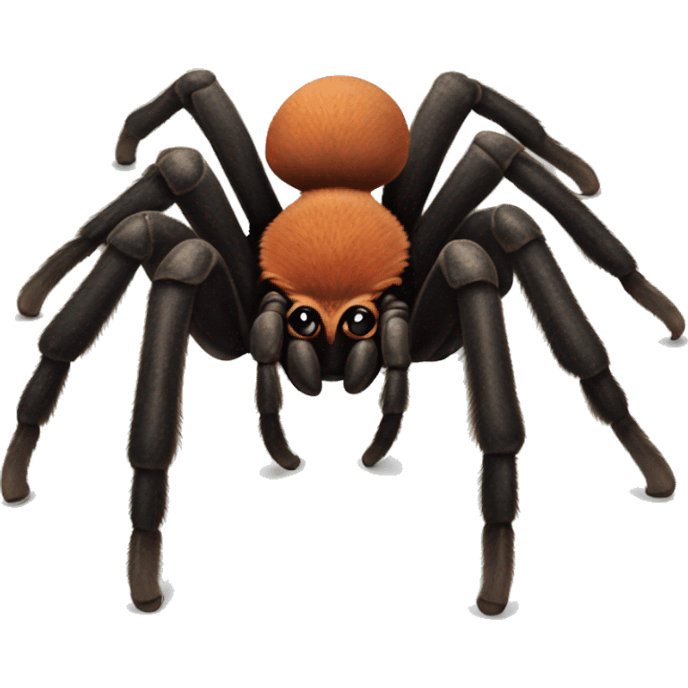 Red knee tarantula emoji