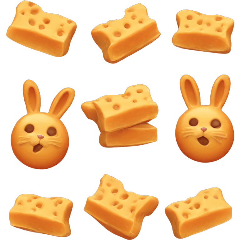 Cheddar bunnies emoji