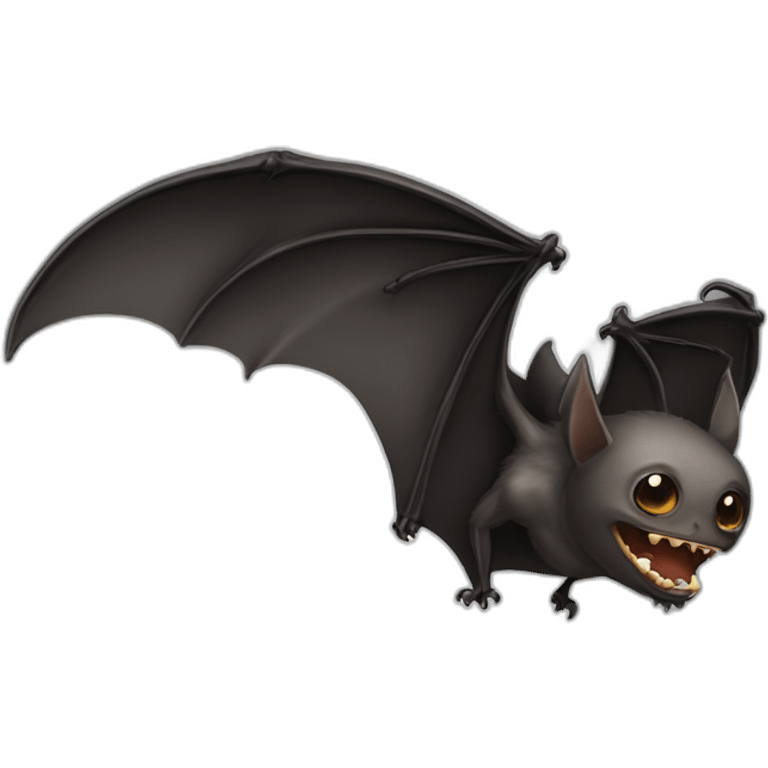 enormous bat emoji