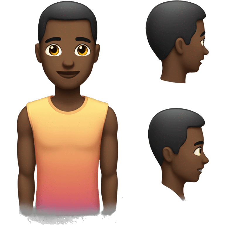 gay black man emoji