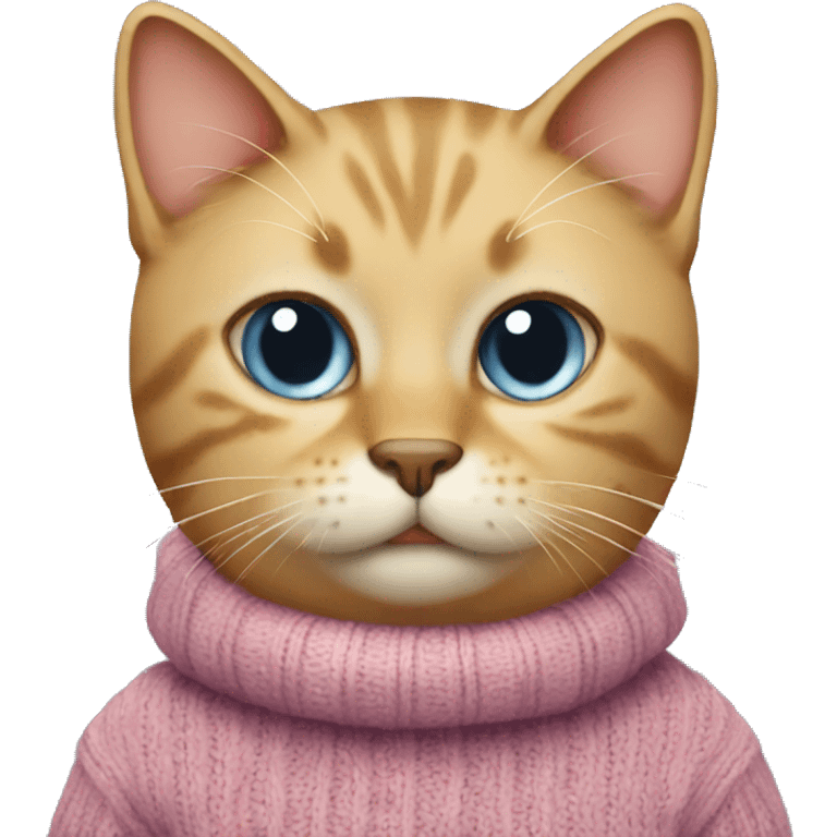 cat wearing sweater emoji