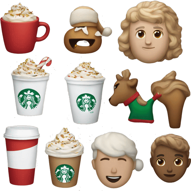 Starbucks Christmas  emoji