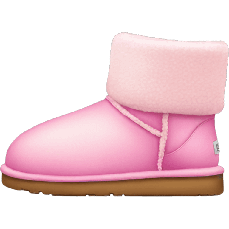 Cozy pink uggs emoji