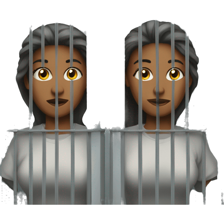 Two women in prison emoji