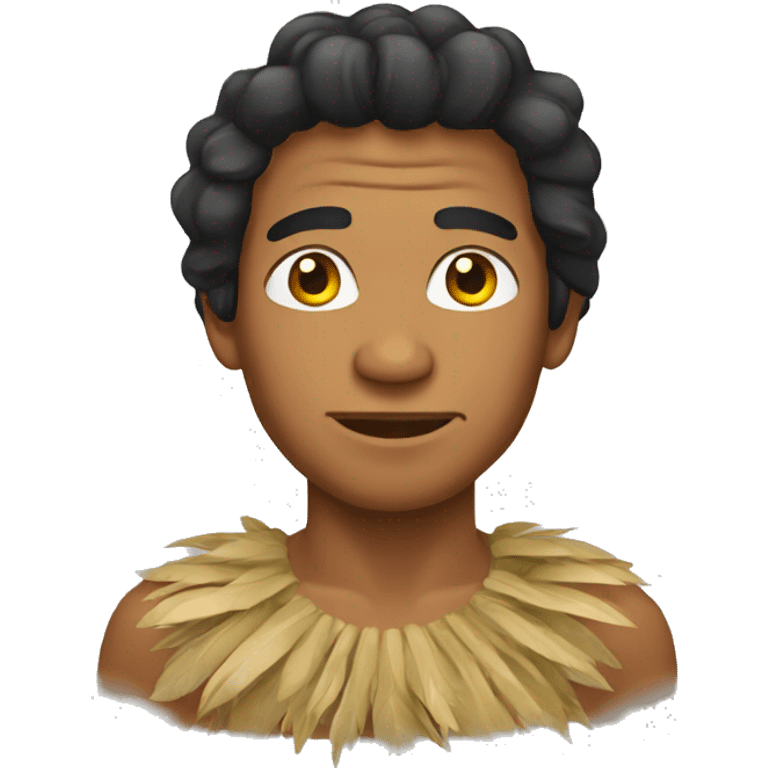 A tahitian man emoji