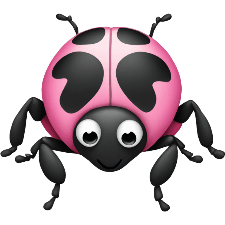 Pink ladybug emoji