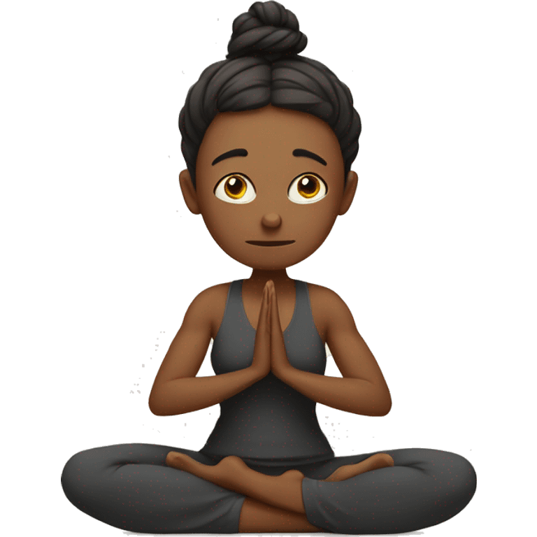 yoga pose worrier 2  emoji