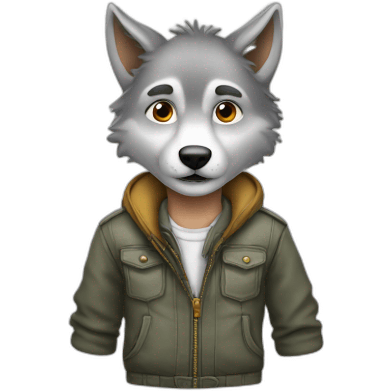 Enfant loup emoji