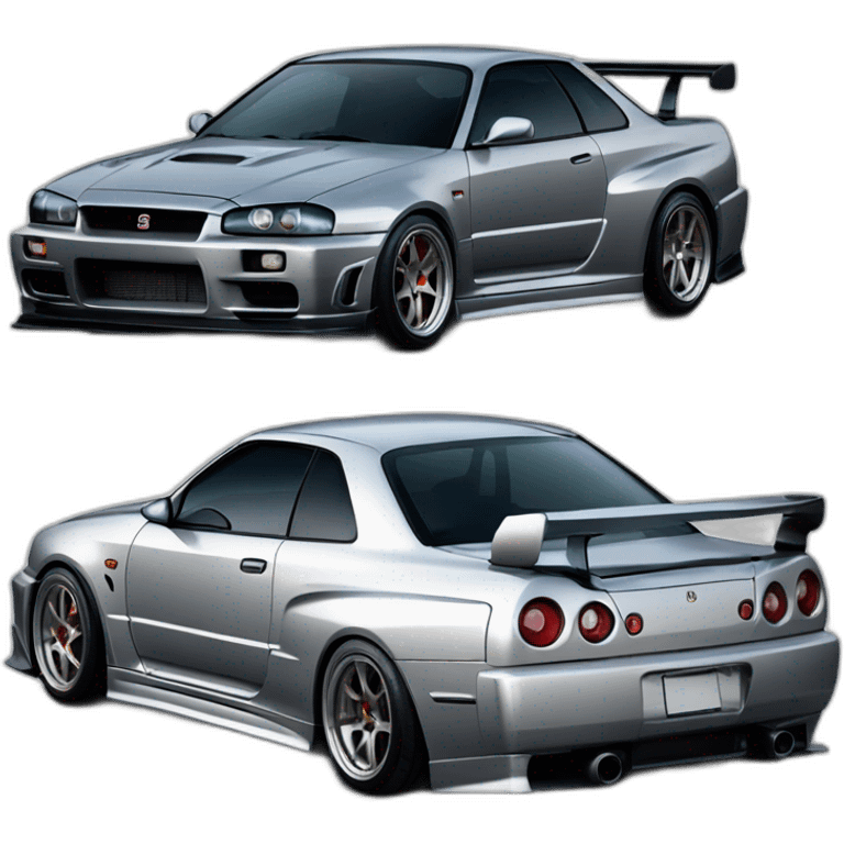 Skyline Gtr r-34 emoji