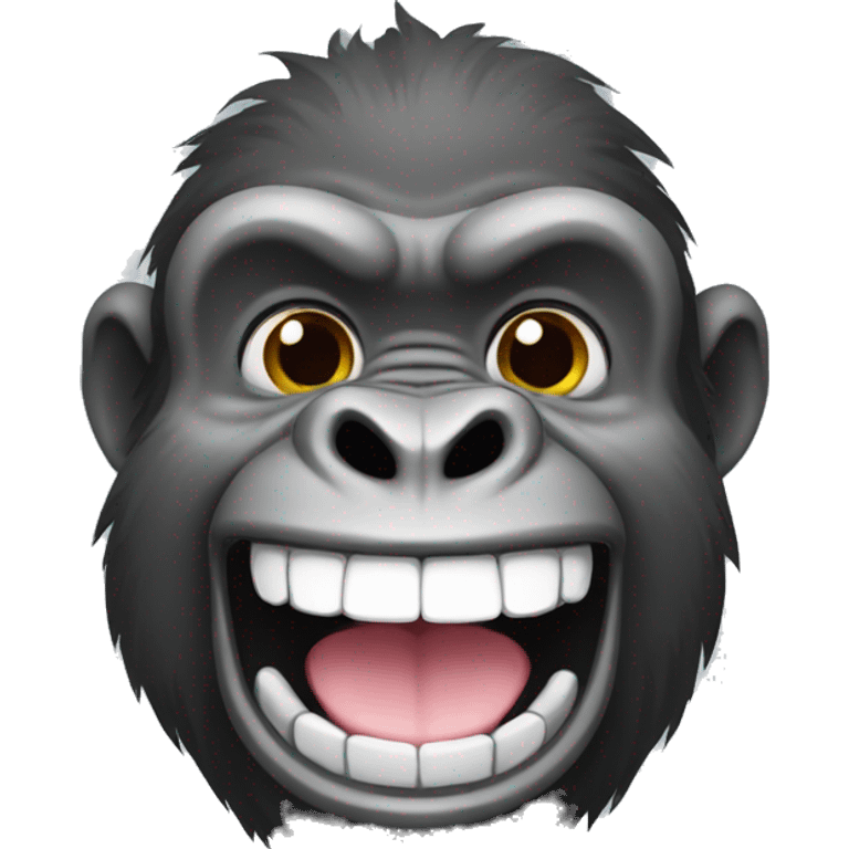 happy gorilla emoji