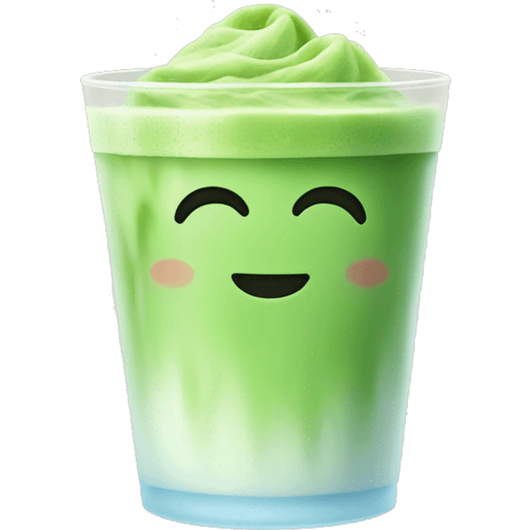 Ice matcha  emoji