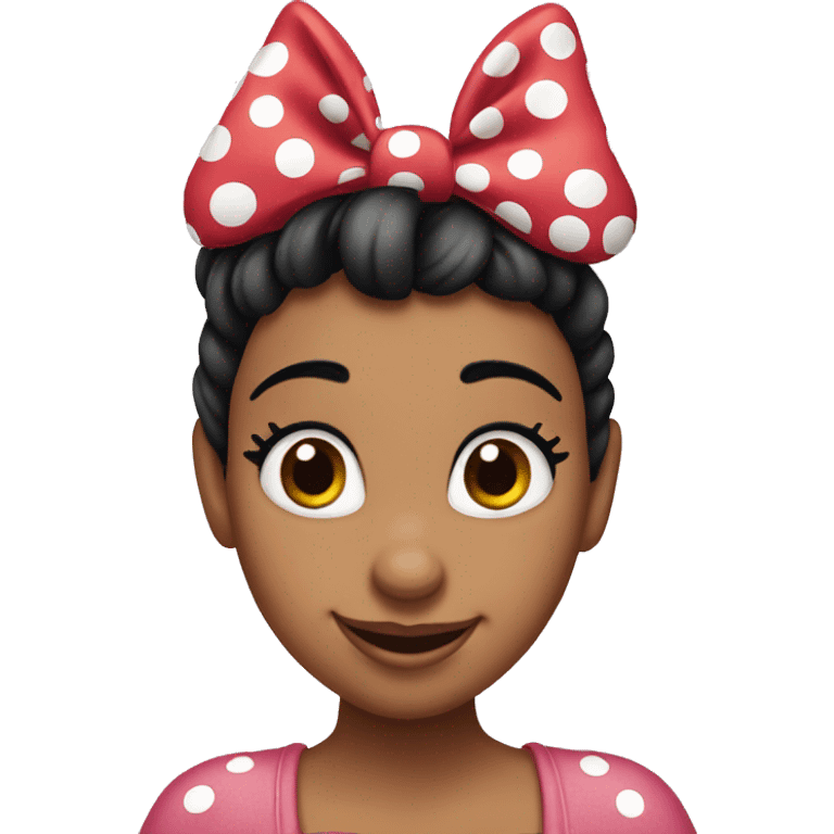 Minnie mouse emoji