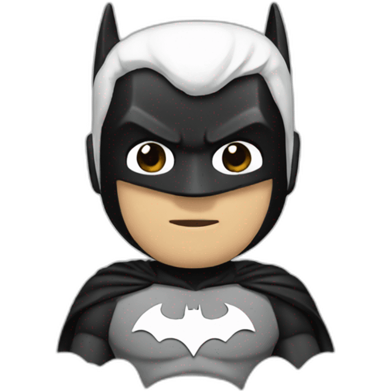 batman with white colors emoji