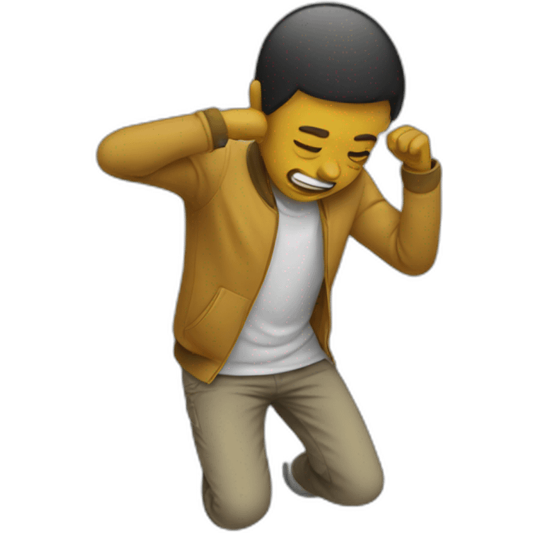 person who dab emoji