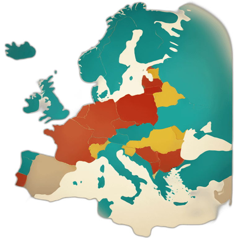 carte de l'europe sans la Turquie emoji