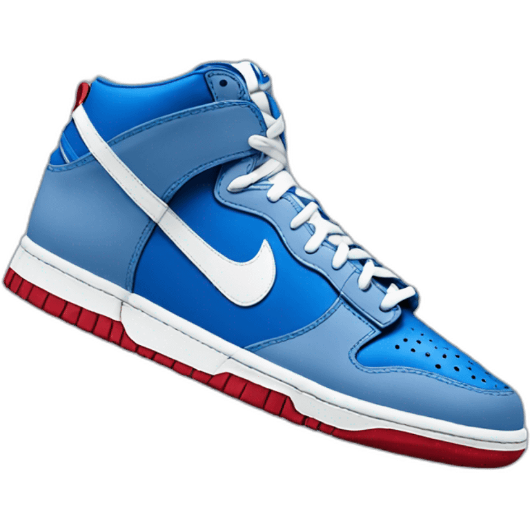 nike dunk high blue university emoji