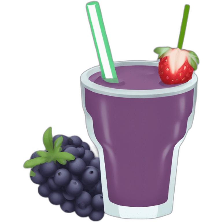 Acai smoothie emoji