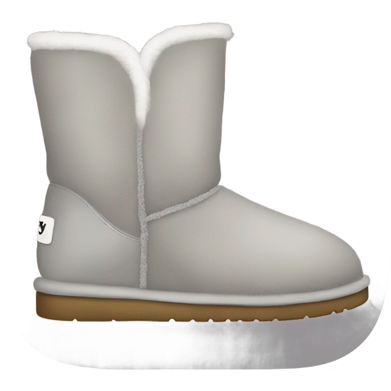 light grey uggs emoji