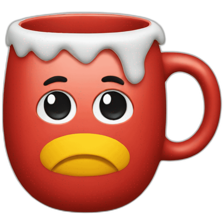 christmas red mug emoji