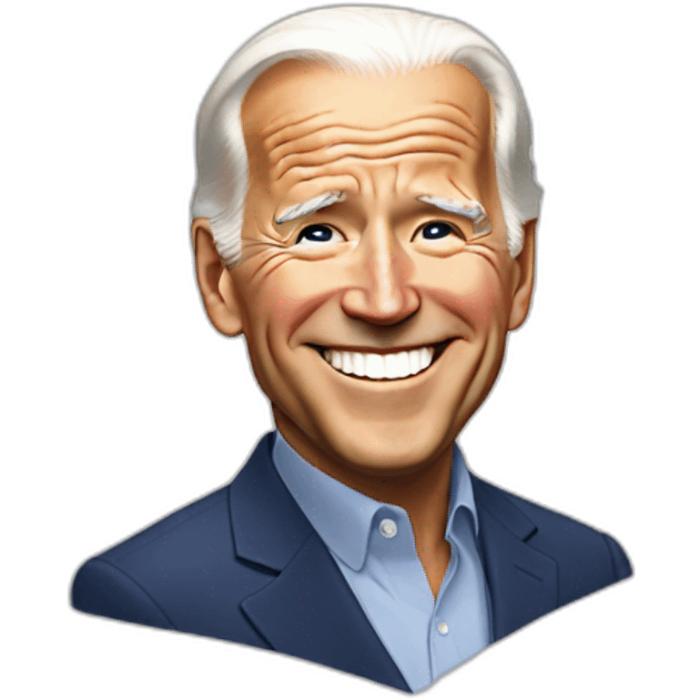 Smiling Joe Biden emoji