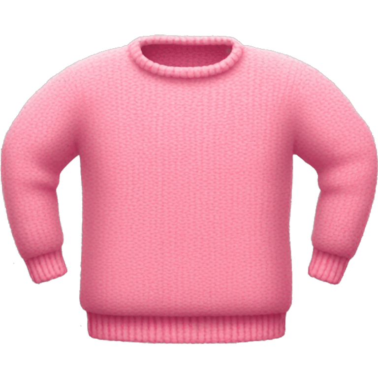 cute pink sweater emoji