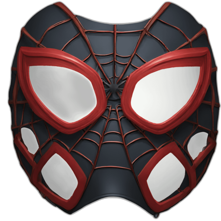 spider-man miles morales mask emoji