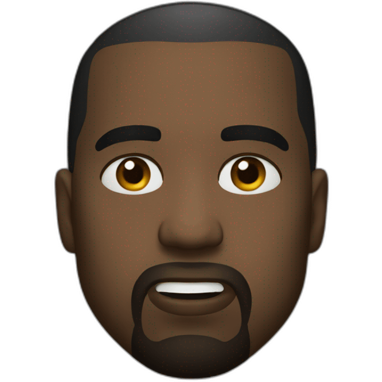 kanye west face emoji