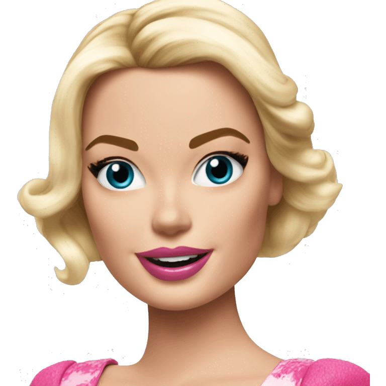 Margot Robbie as Barbie emoji