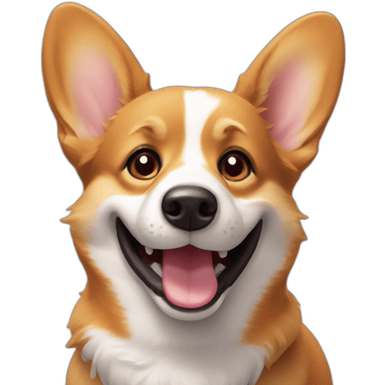 corgi smile emoji