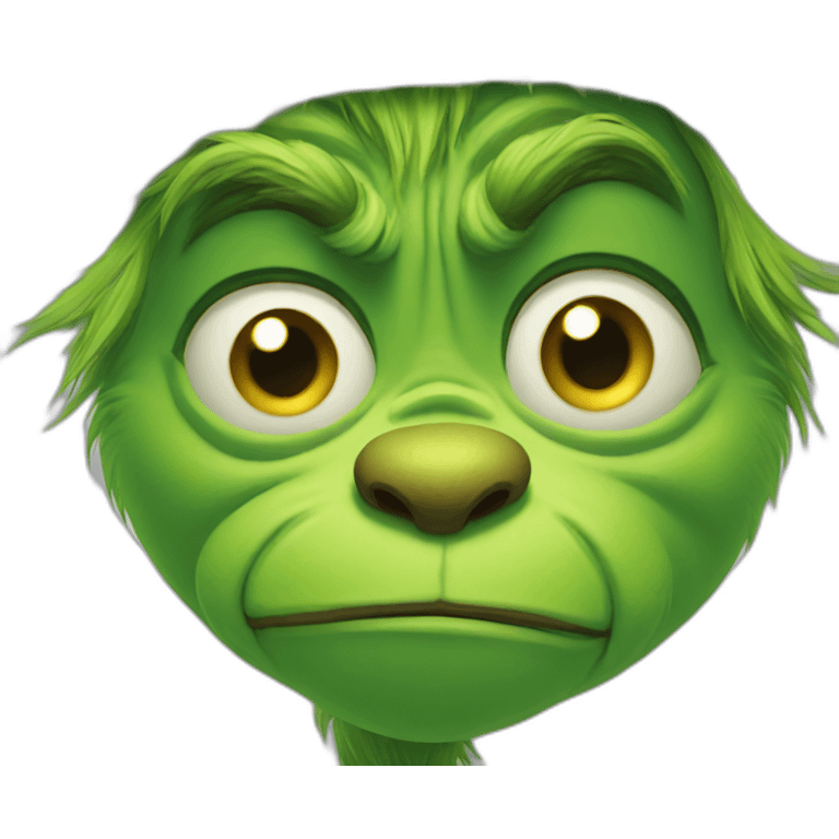 sad grinch emoji